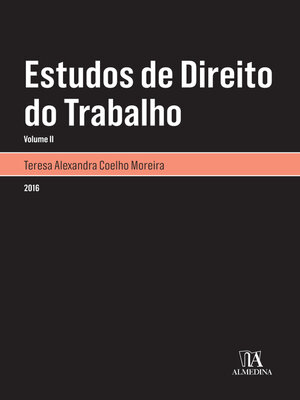 cover image of Estudos de Direito do Trabalho, Volume 2